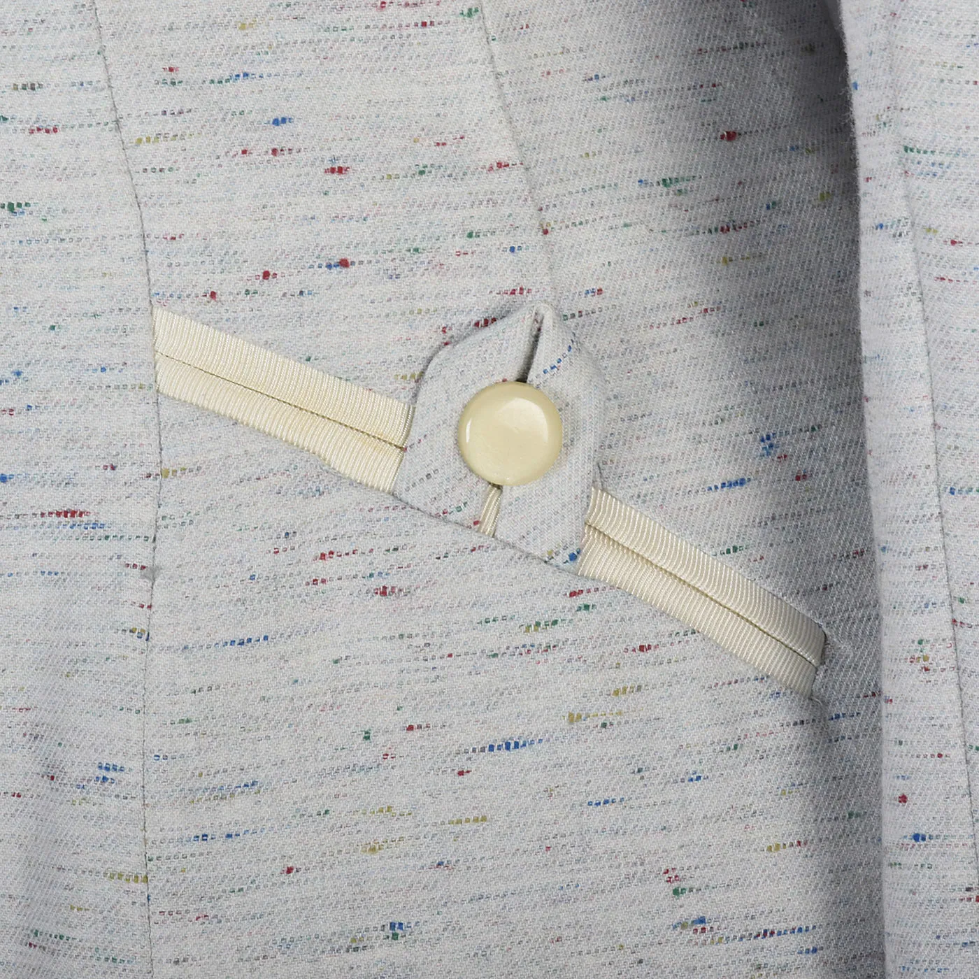 1940s Rainbow Fleck Skirt Suit