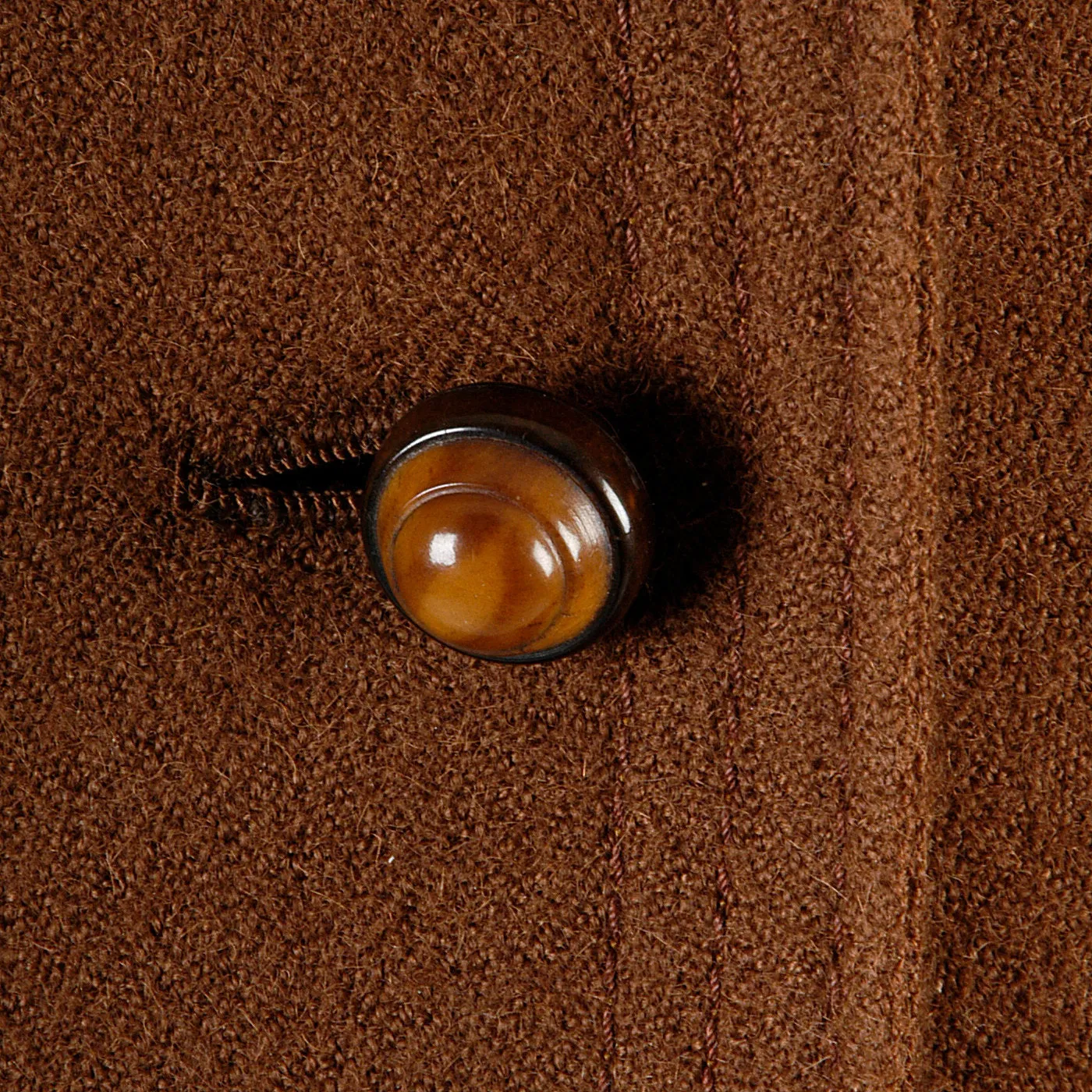 1960s Brown Cashmere Skirt Suit
