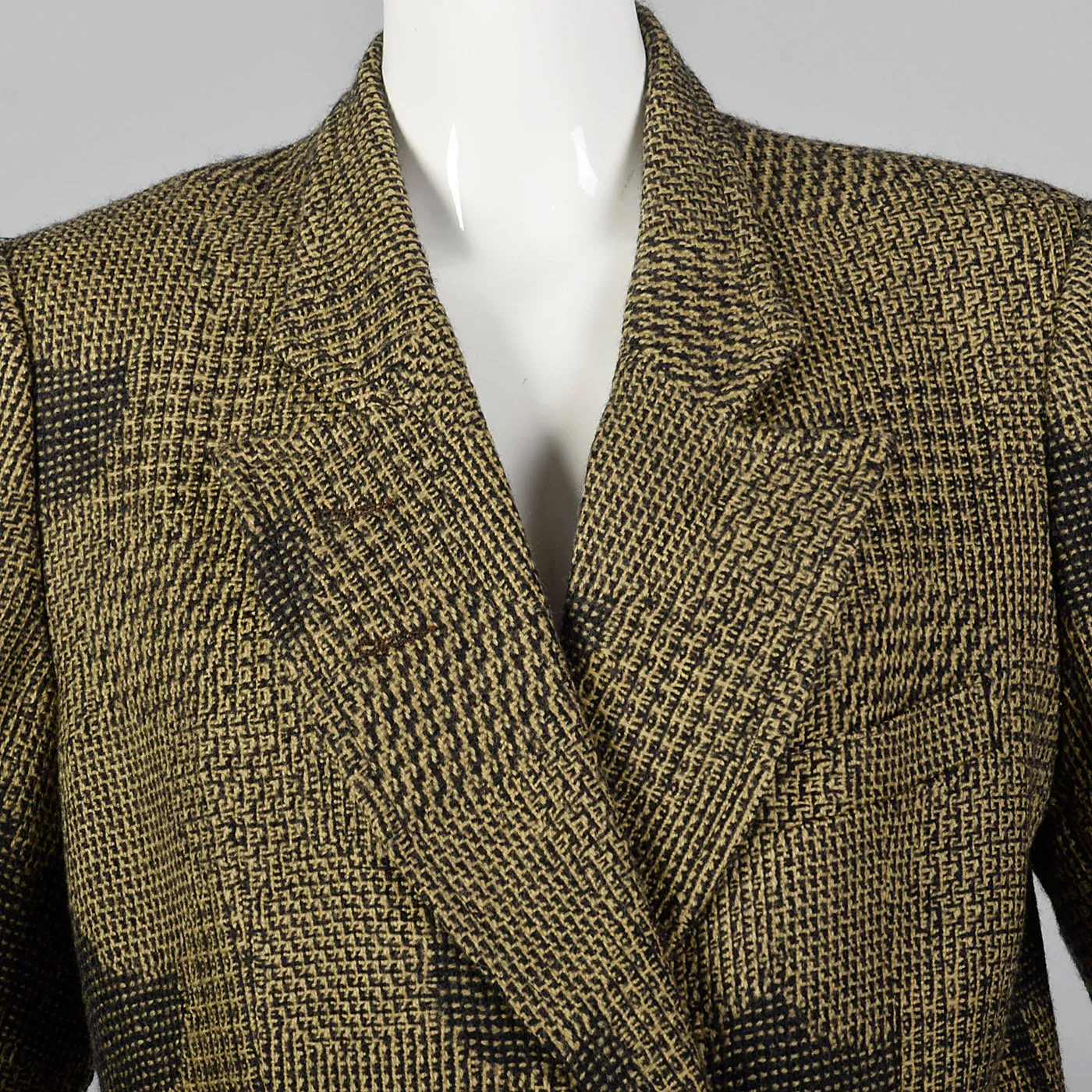 1980s Dorothee Bis Tweed Skirt Suit with Oversized Jacket