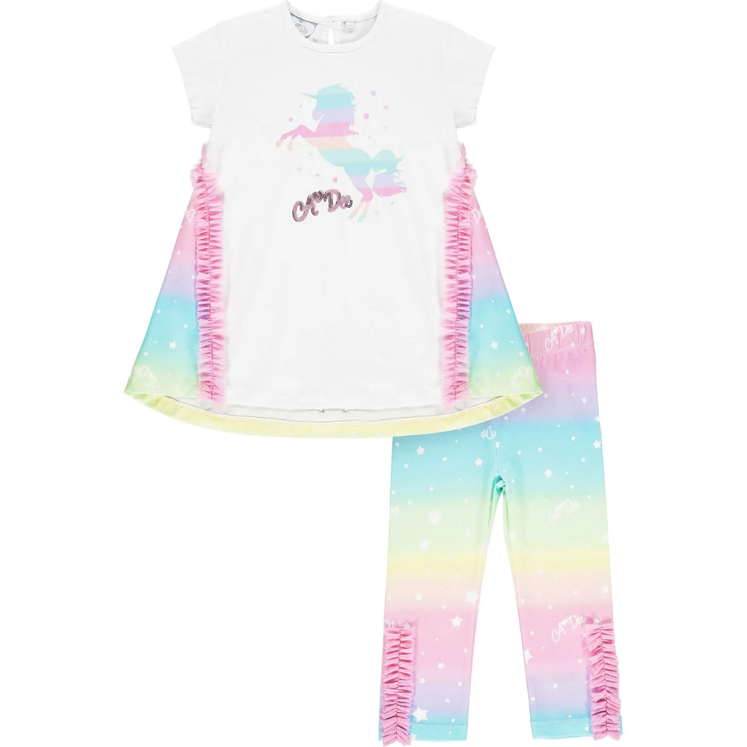 A DEE - Unicorn Leggings Two Piece Set