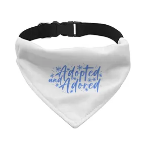 Adopted Pet Bandana Collar - Cute Scarf Collar - Trendy Dog Bandana