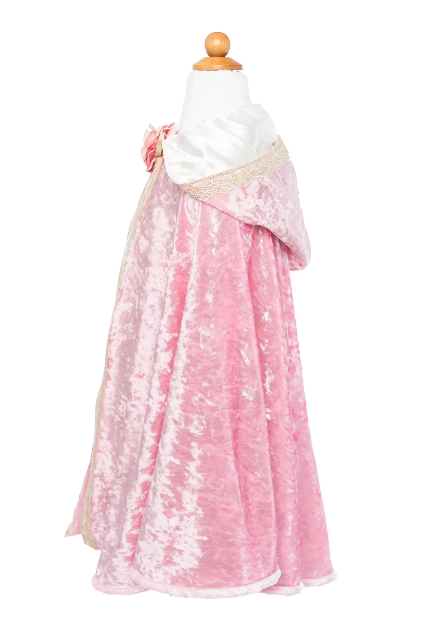 Deluxe Pink Princess Cape, Size 3-4