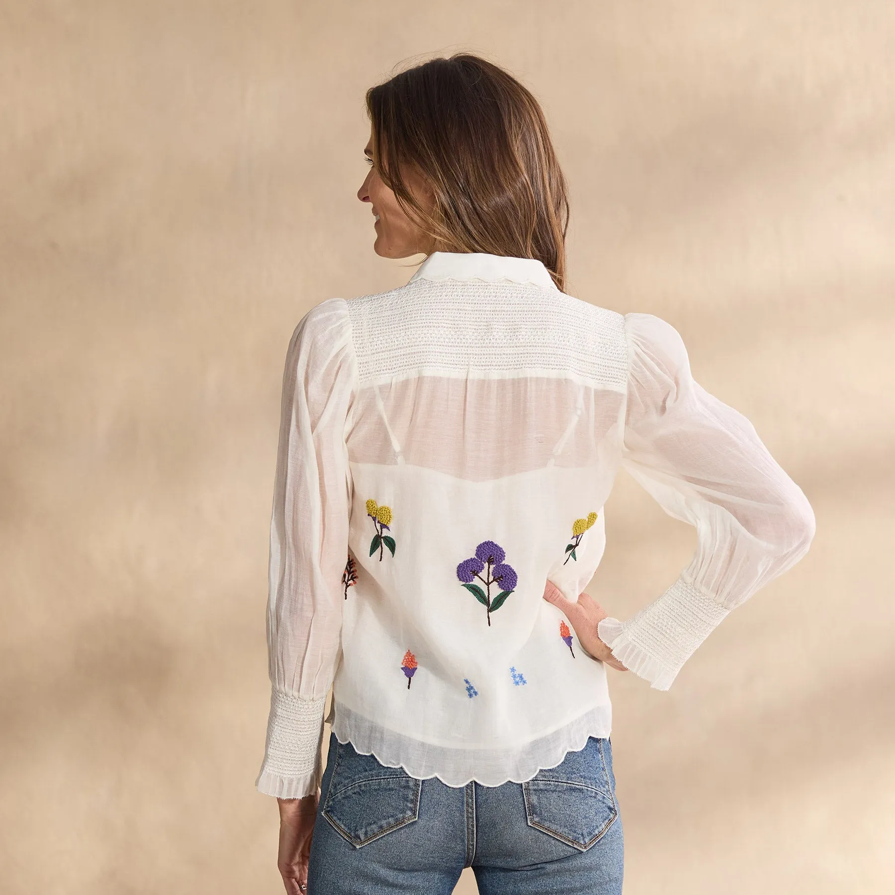 Floriana Bloom Shirt, Petite