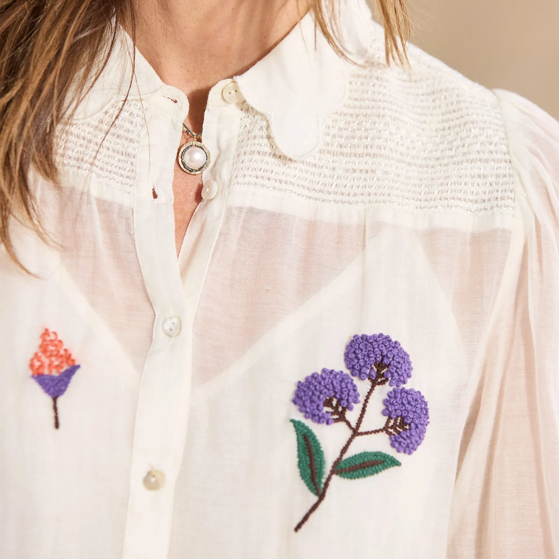 Floriana Bloom Shirt, Petite