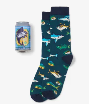 Game Fish Beer Can Socks