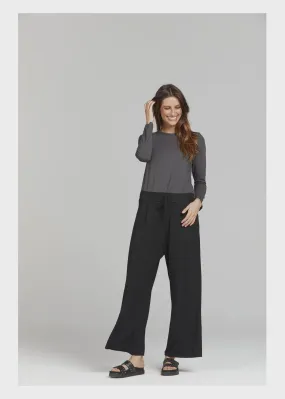 Lou Lou Jones Tee Charcoal | LOU16NB014