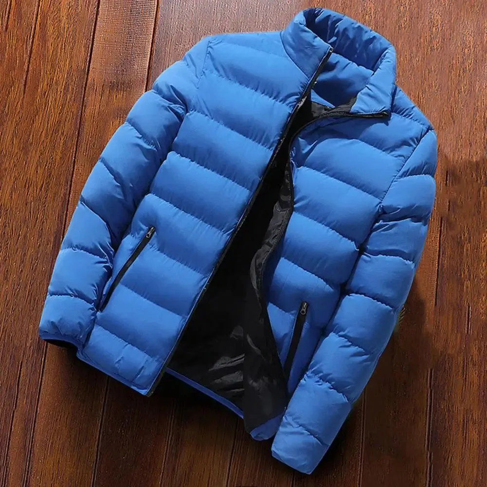 Mens Winter Parka Warm Casual CottonPadded Jacket