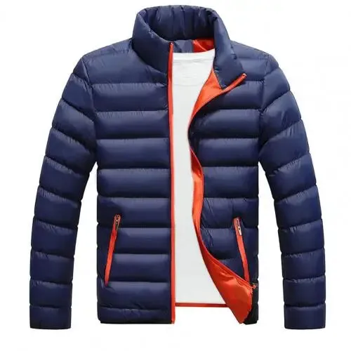 Mens Winter Parka Warm Casual CottonPadded Jacket