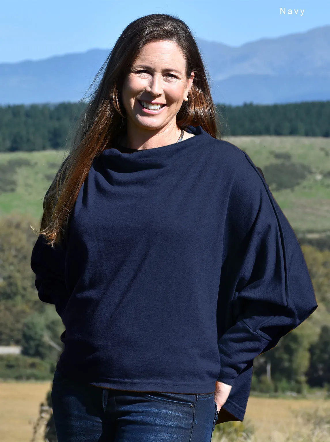 Merino Cropped Swing Jumper