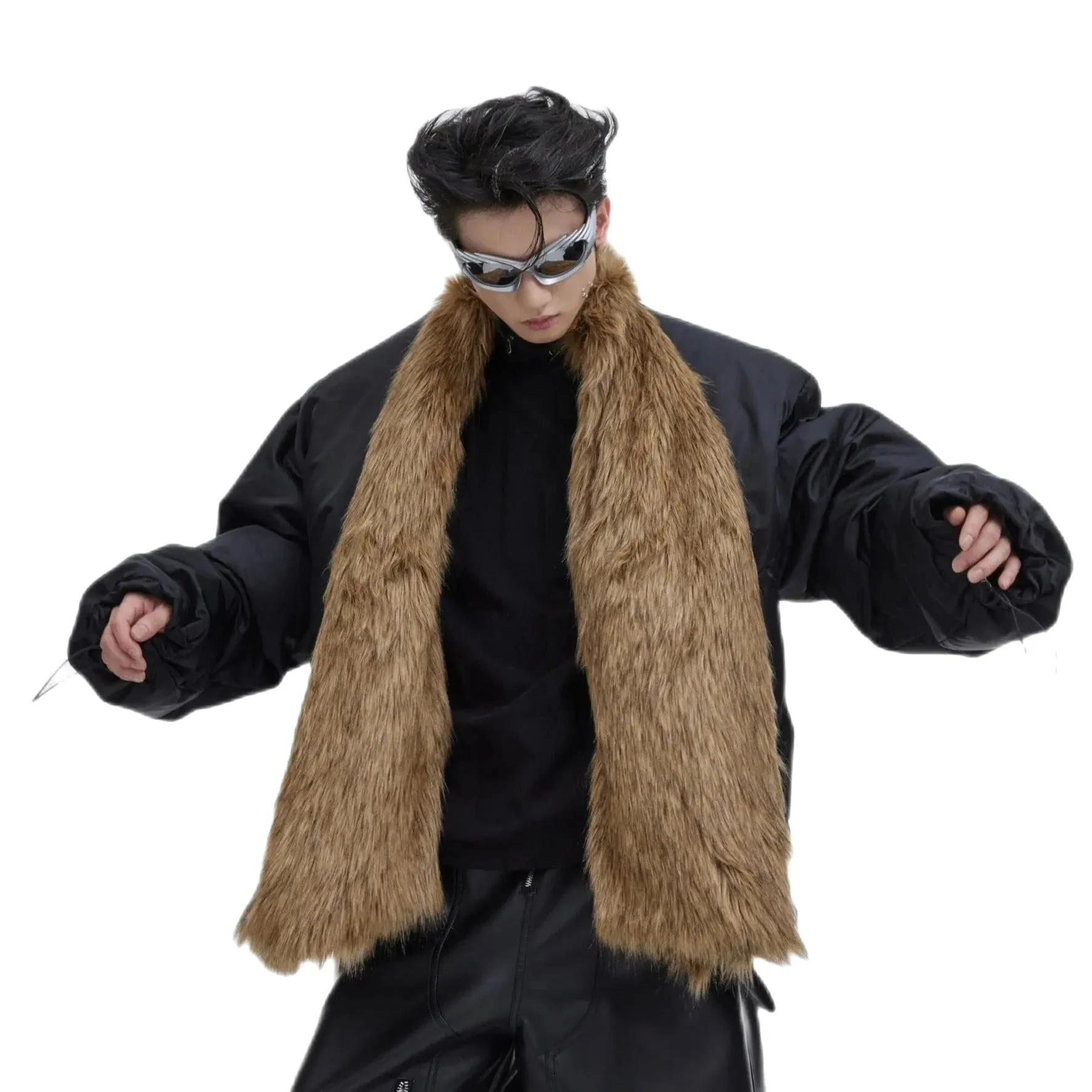 Opium Fur Scarf Jacket