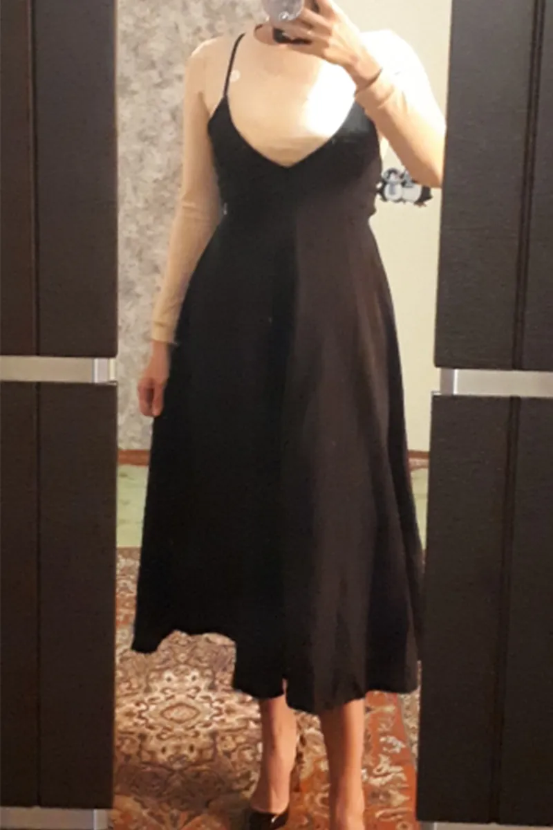 Purpdrank - New Spring Dress Women Single Breasted Lantern Sleeve Shirt Set Camisole Bow Pleated Solid Dresses