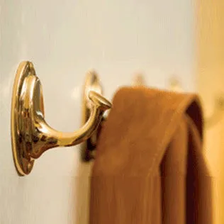 Small Brass Coat Hook