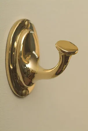 Small Brass Coat Hook