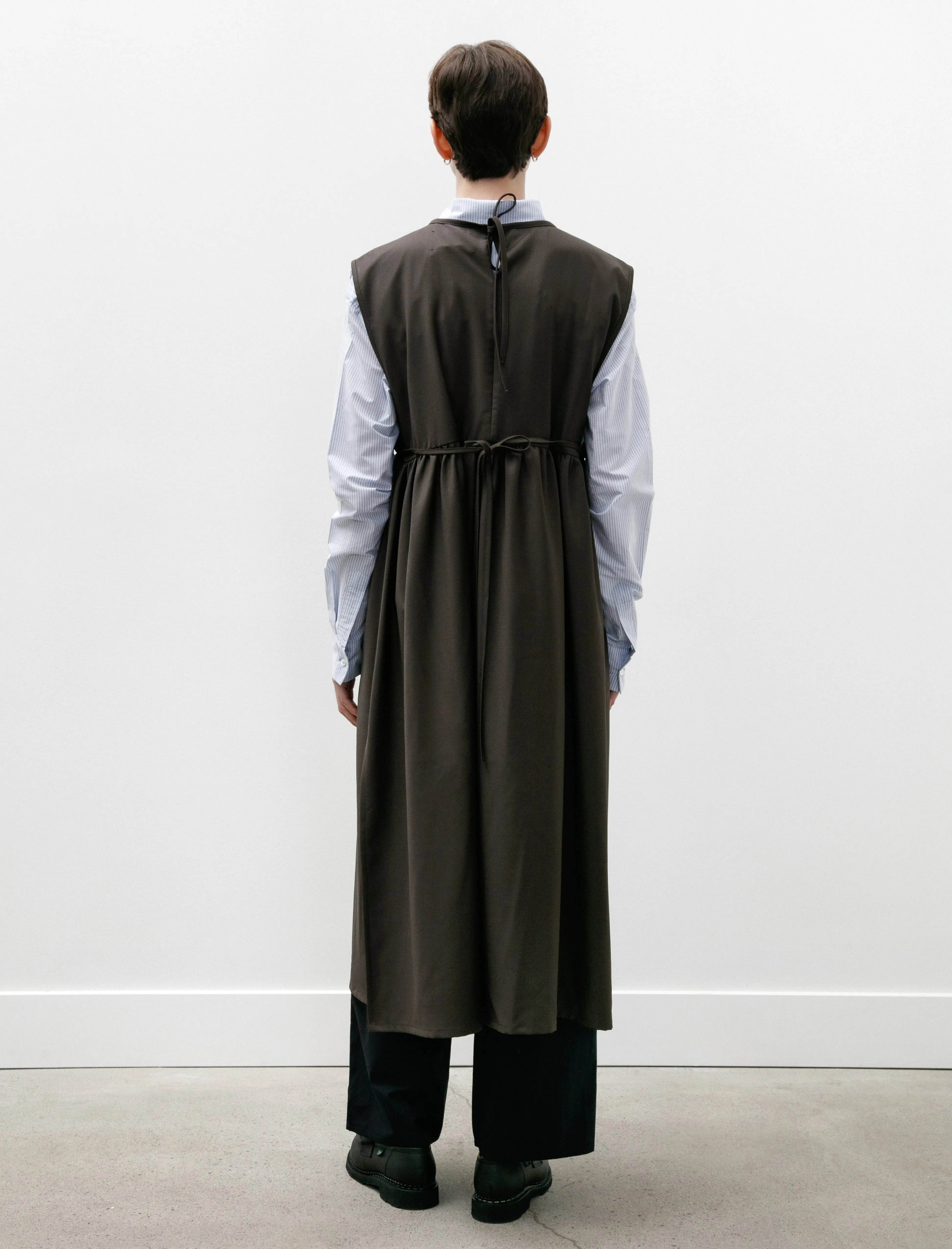 Strik Dress Brown Wool