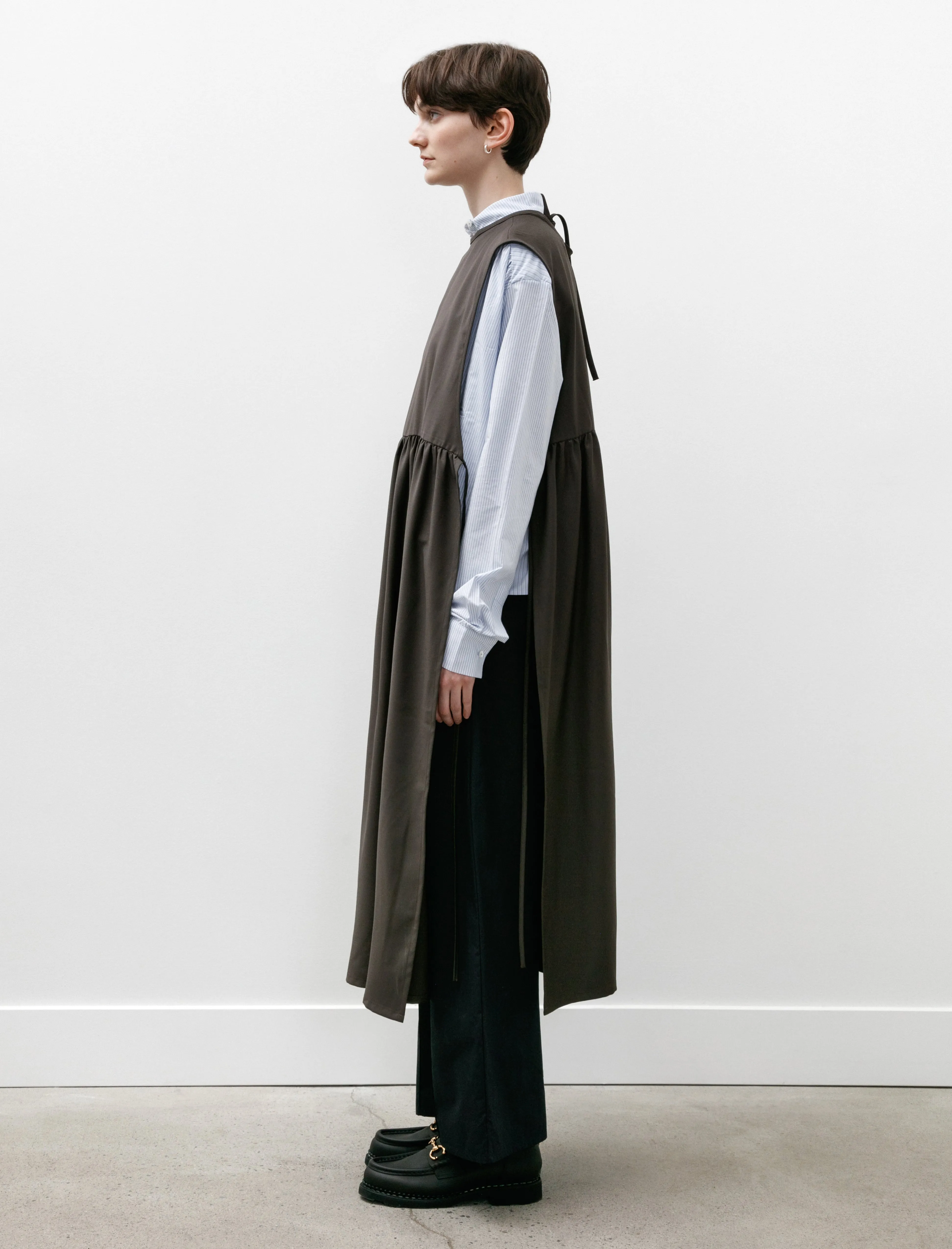 Strik Dress Brown Wool
