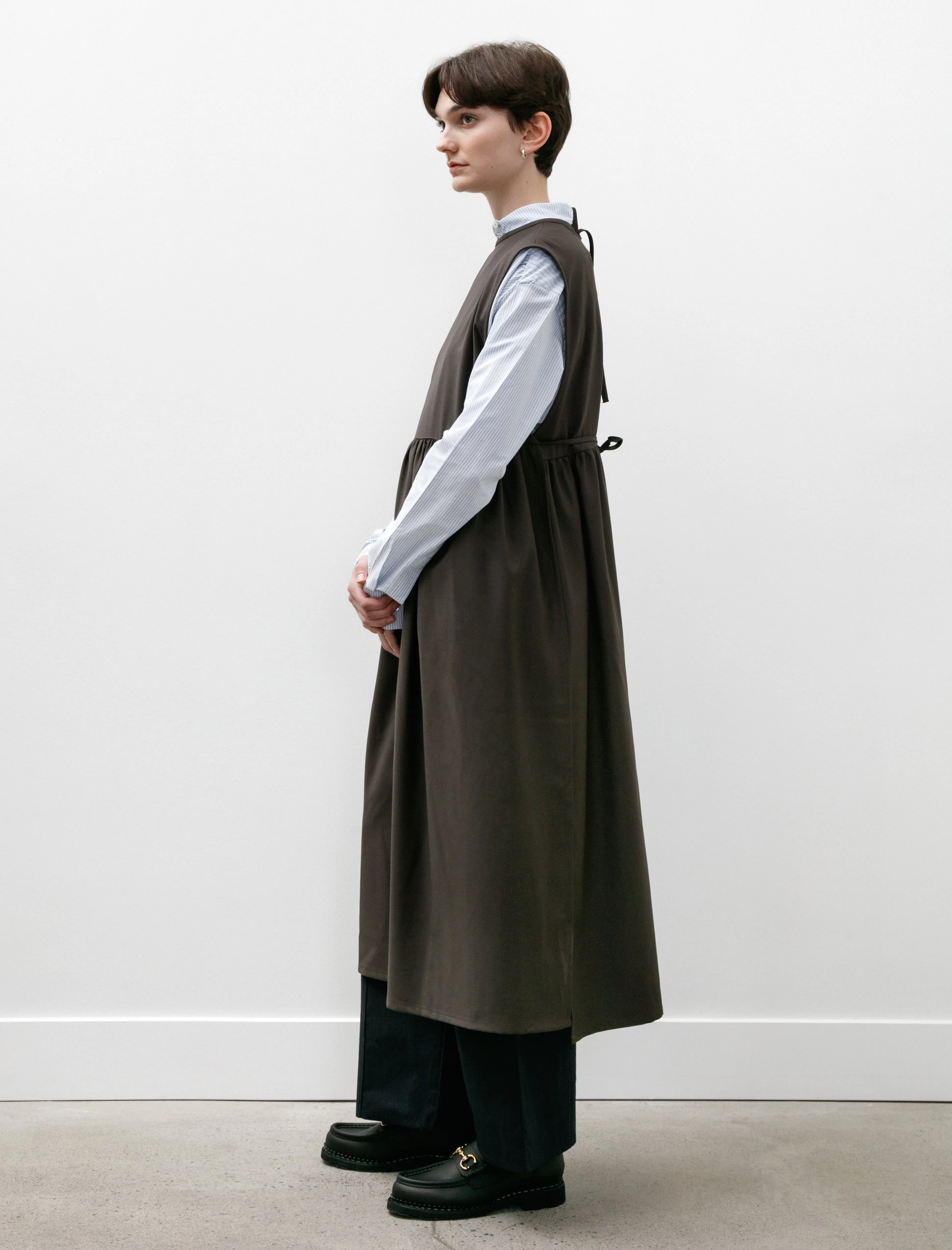 Strik Dress Brown Wool