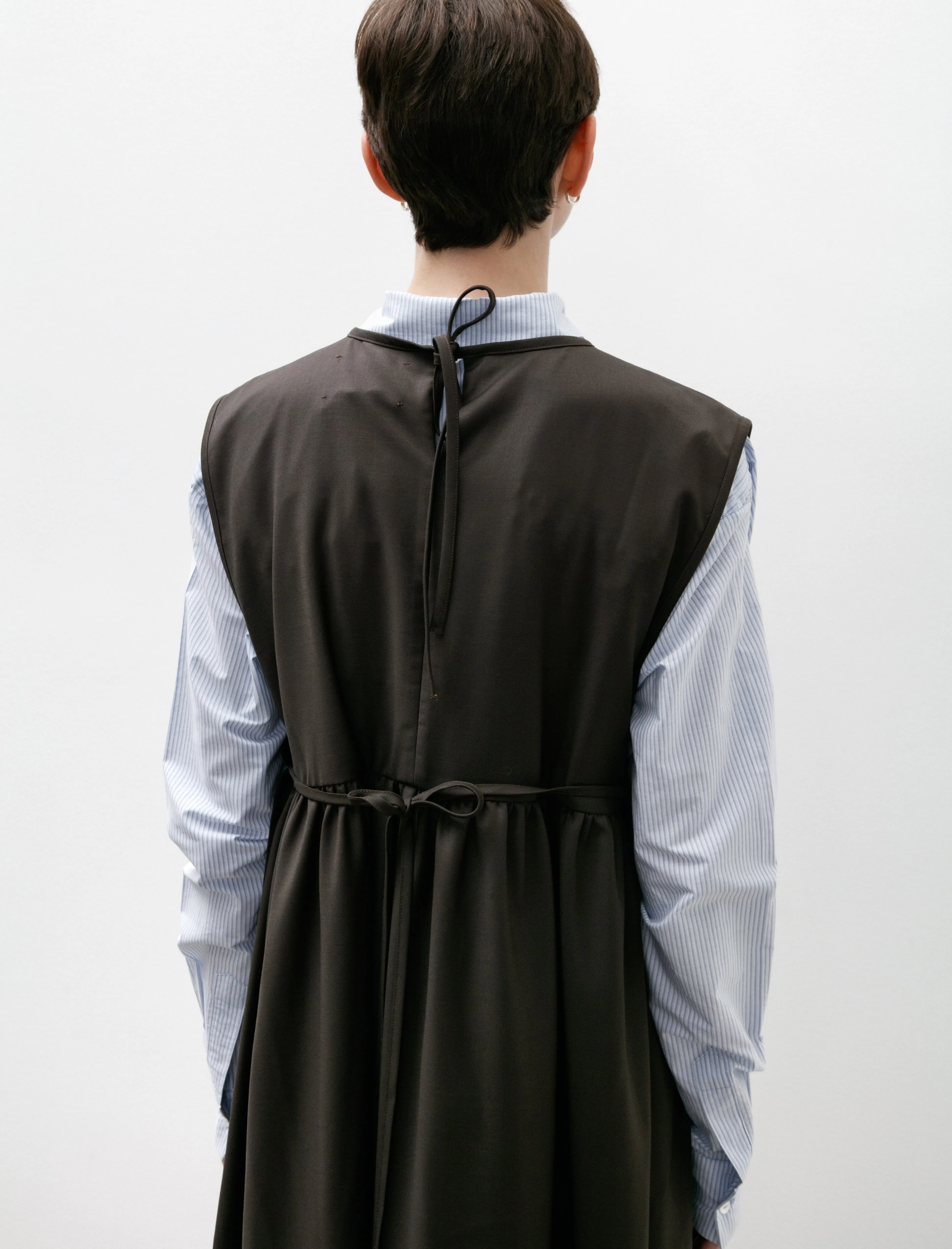 Strik Dress Brown Wool