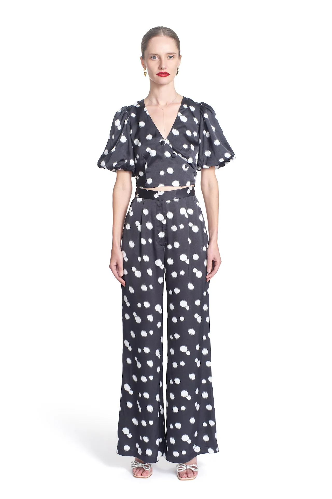 THE CAMILLE PANT- SNOWBALL