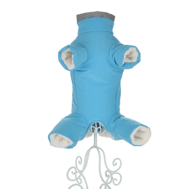 Winter Dog Apparel: Cozy Fleece Jacket and Reflective Jumpsuit for Small Dogs - Keep Your Chihuahua Warm, Dry, and Safe in Cold Weather