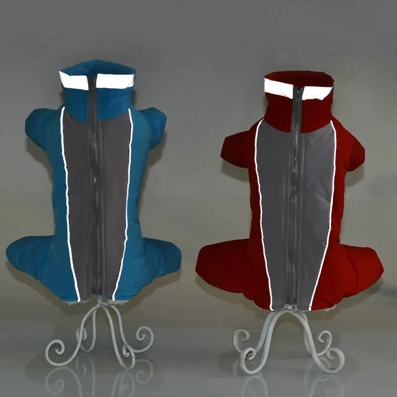 Winter Dog Apparel: Cozy Fleece Jacket and Reflective Jumpsuit for Small Dogs - Keep Your Chihuahua Warm, Dry, and Safe in Cold Weather