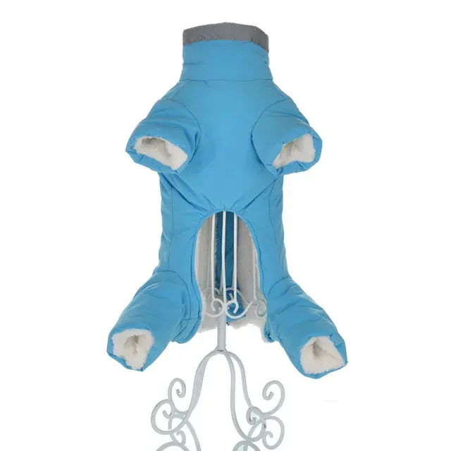 Winter Dog Apparel: Cozy Fleece Jacket and Reflective Jumpsuit for Small Dogs - Keep Your Chihuahua Warm, Dry, and Safe in Cold Weather