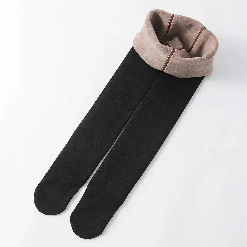 Winter Infant Girls Plus Velvet Pantyhose Children's Leggings Thickening Children's Babys Skinny Pants Winter Clothes