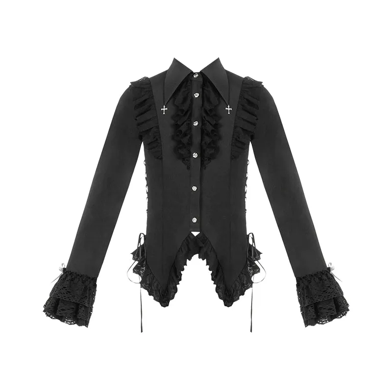 With PUJI~Poem of Dusk~Gothic Lolita Bust-supporting Dress Suit